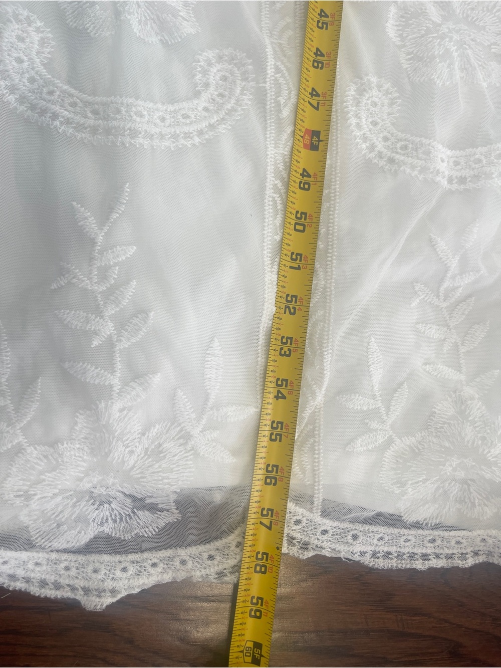 PinkBlush Size 2X White Lace Mesh Overlay Maxi Dress Bridal Baby Shower New - Picture 9 of 9